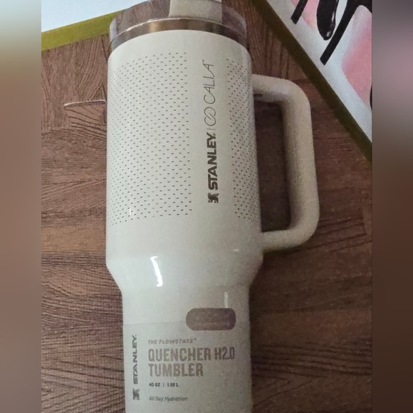 #0206 STANLEY x CALIA Collab Cream/Bronze NWT 40oz Exclusive Collection Tumbler - Picture 9 of 12